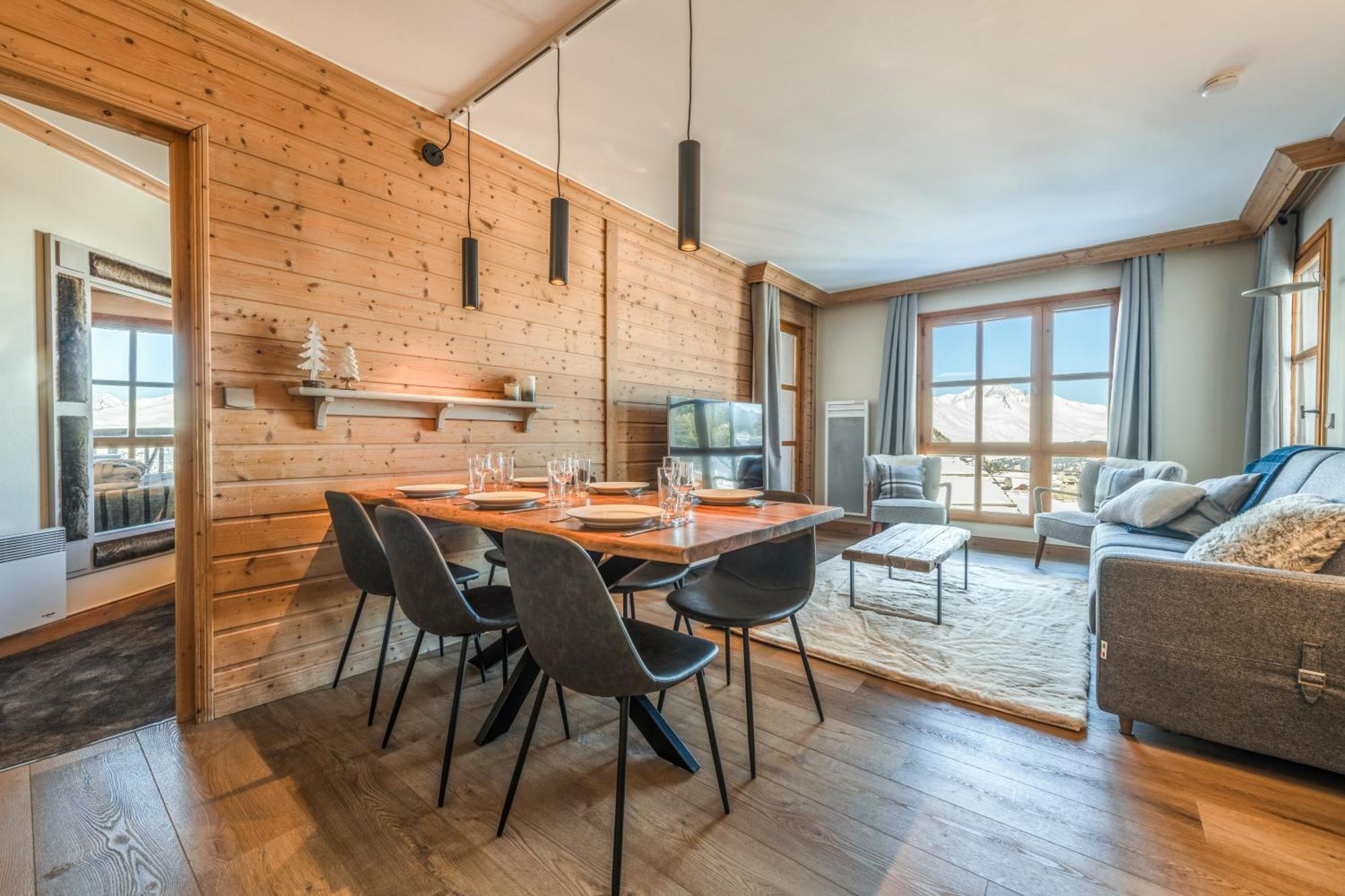 Appt Renove, 6 Personnes Arc 1950 Vue Exceptionnelle Montblanc, Sauna, Hammam, Piscine Int Et Ext Les Arcs  Extérieur photo